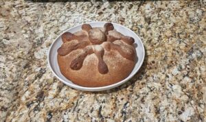 Pan de Muerto 100% integral endulzado con Svetia